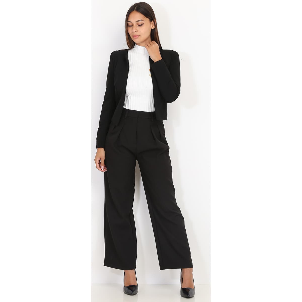 Women's Blazers La Modeuse Black
