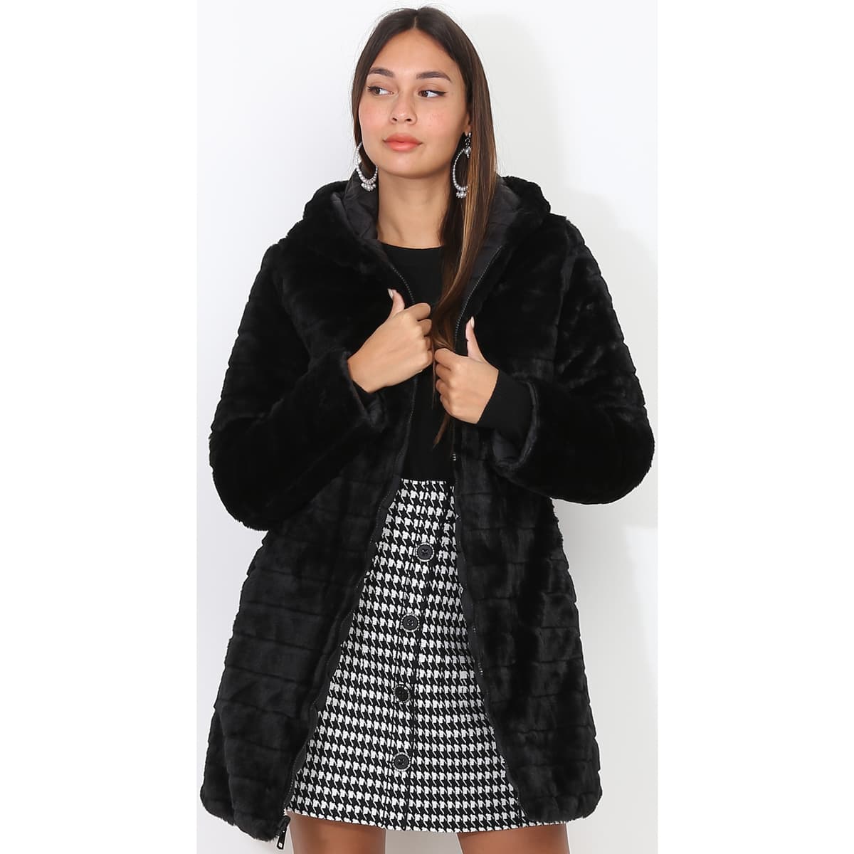 Women's Coats La Modeuse Black