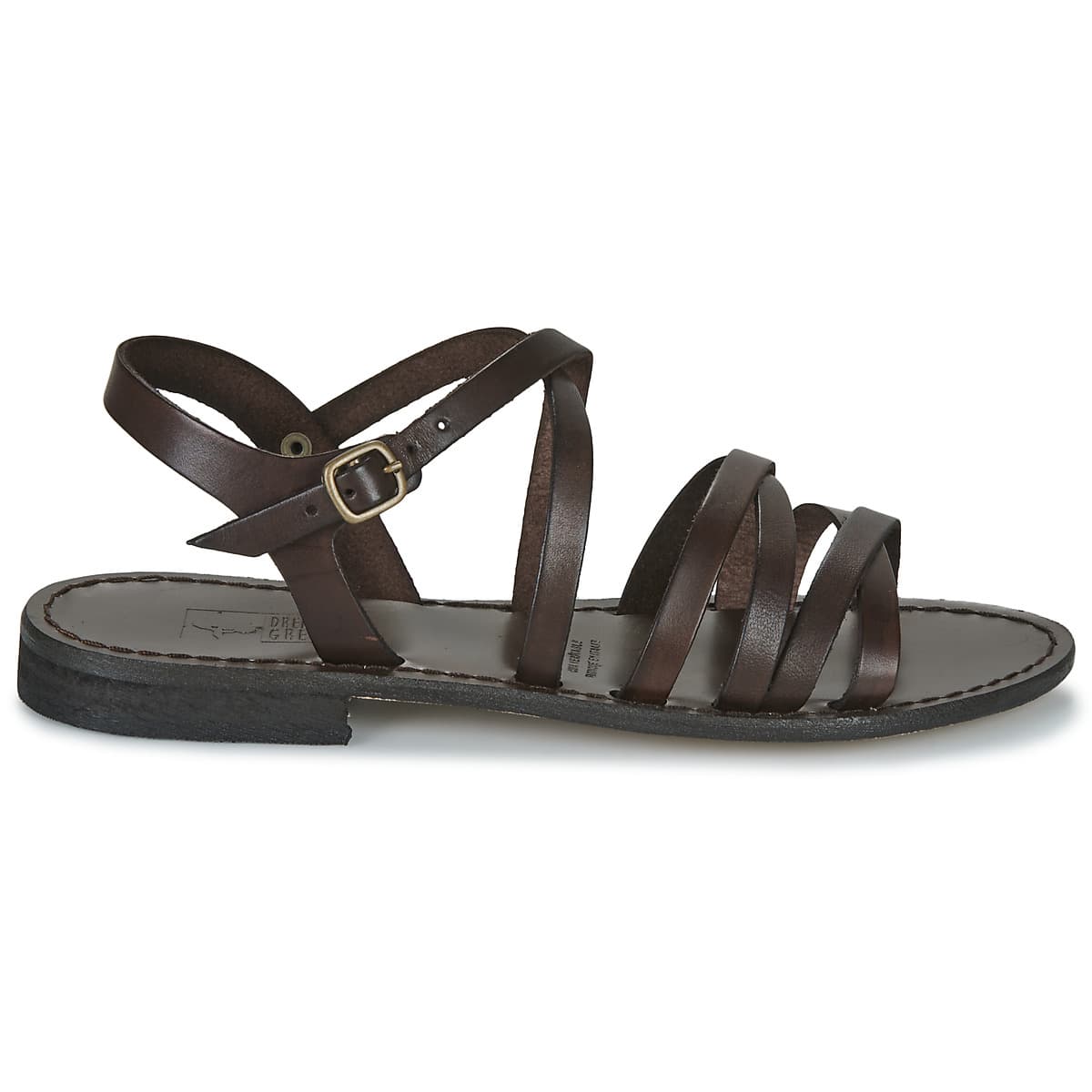 Women's Sandals Dream in Green Brown