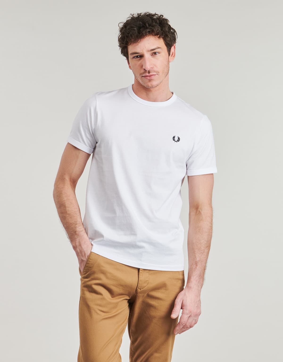 Men's T-Shirts Fred Perry White