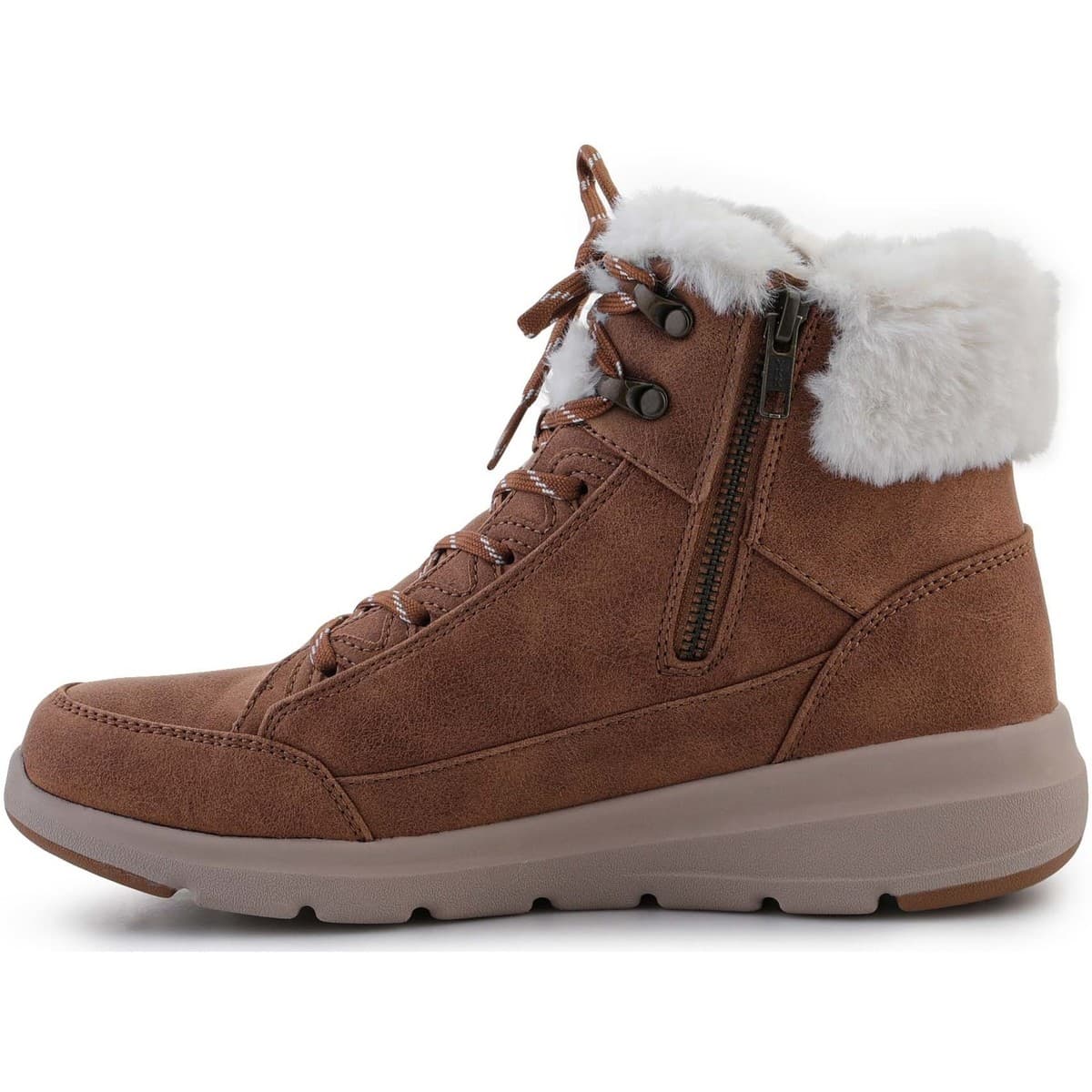 Women's Boots Skechers Brown