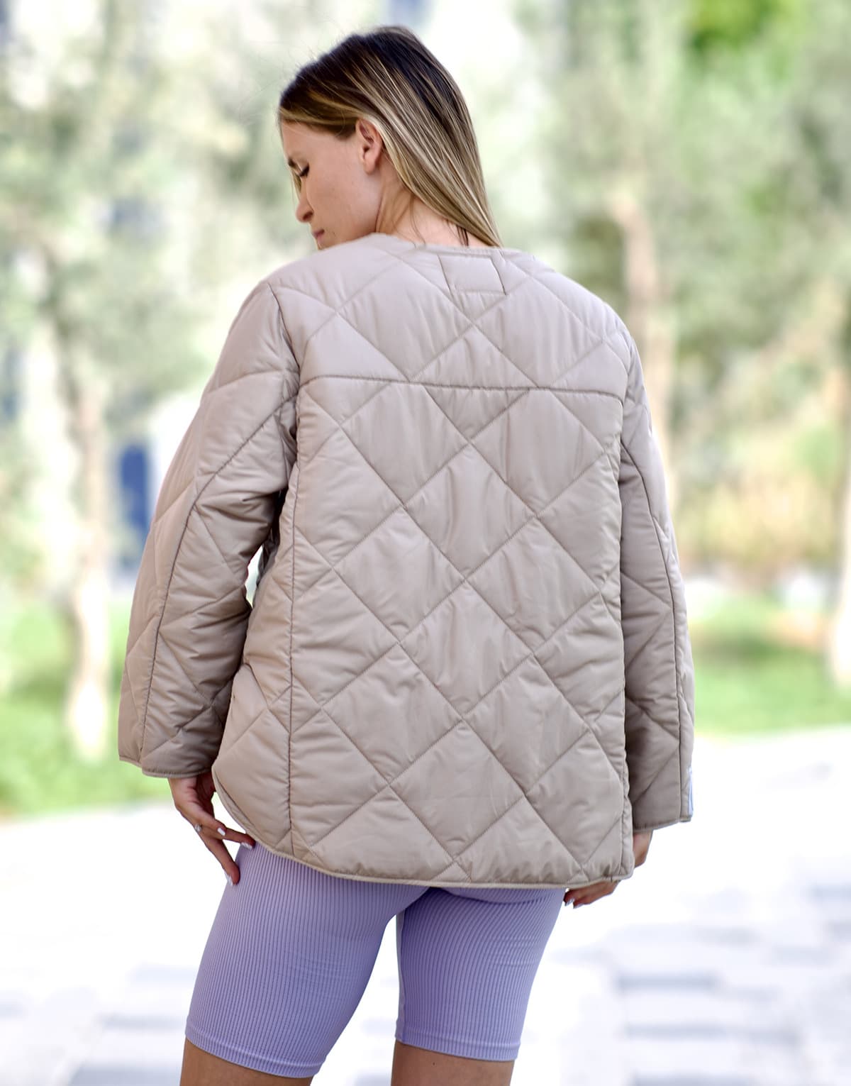 Women's Jackets THEAD. Beige