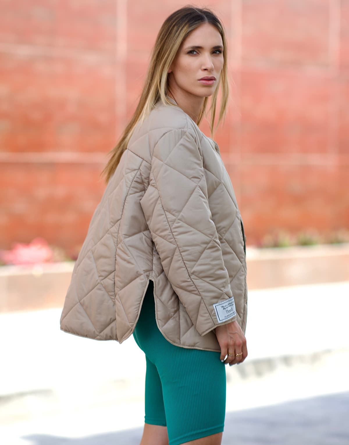 Women's Jackets THEAD. Beige