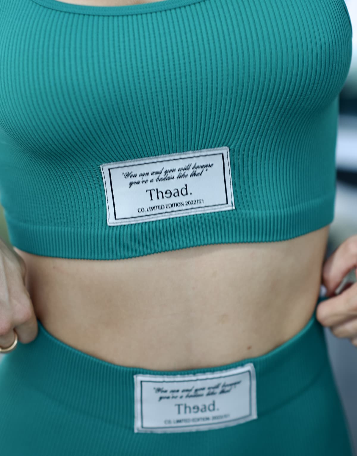 Women's Sports Bras THEAD. Green