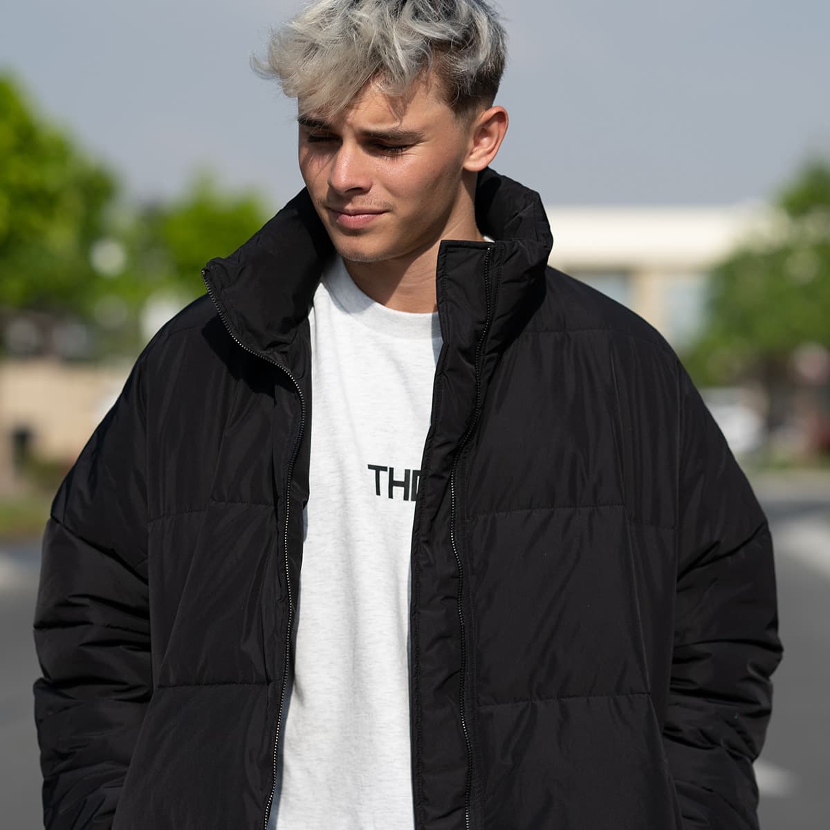 Men's Jackets THEAD. Beige