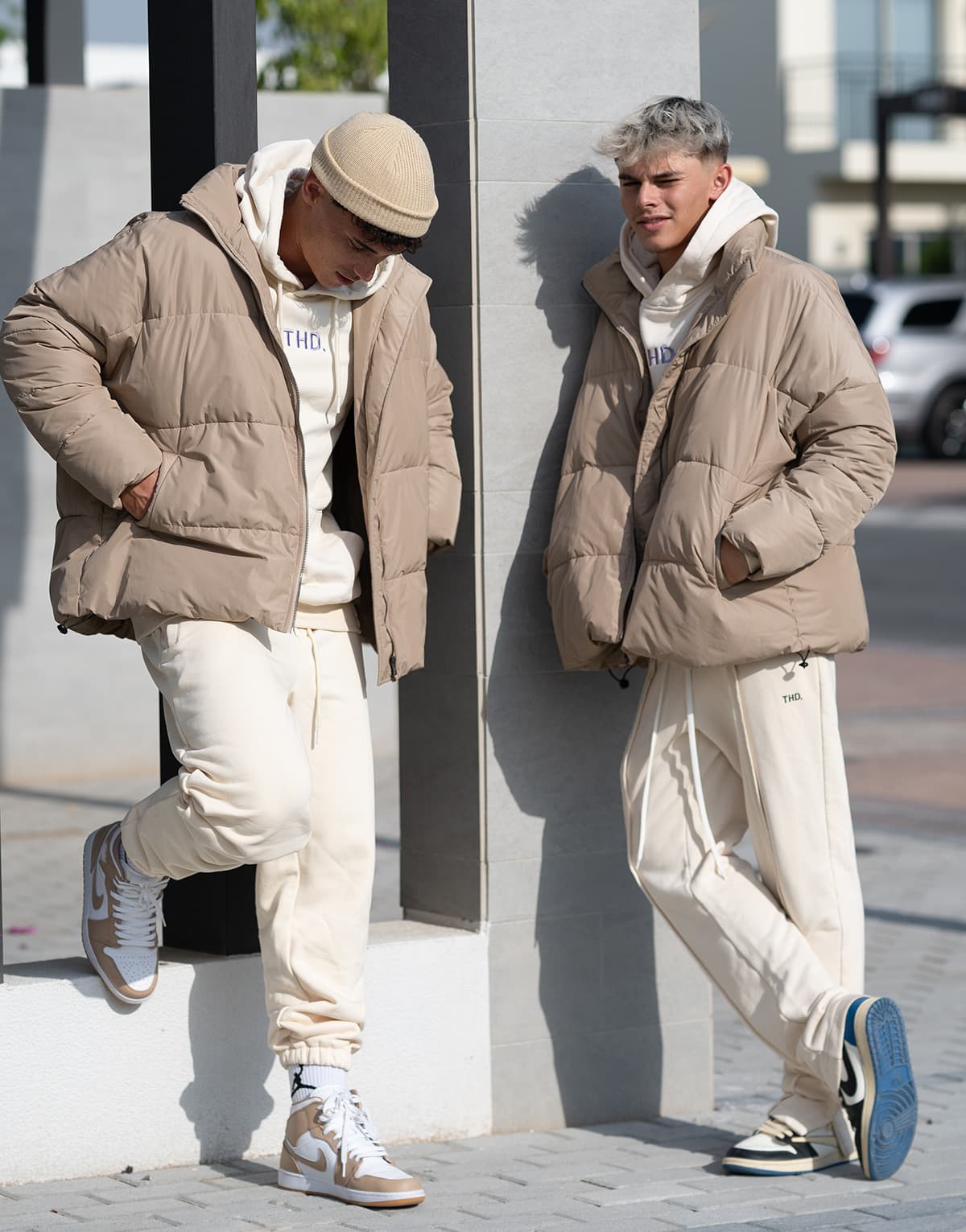 Women's Jackets THEAD. Beige