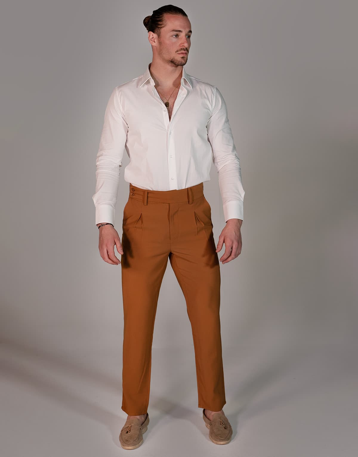 Men's Pants THEAD. Brown