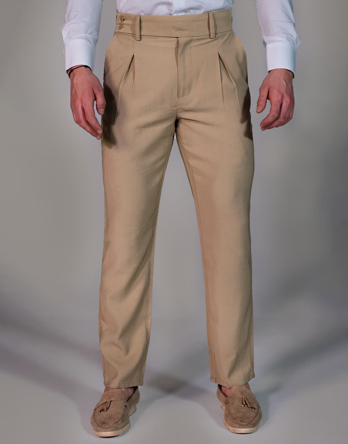 Men's Pants THEAD. Beige