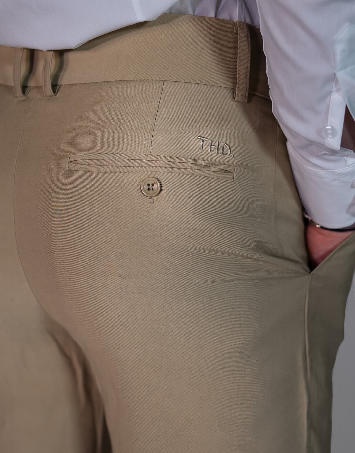 Men's Pants THEAD. Beige