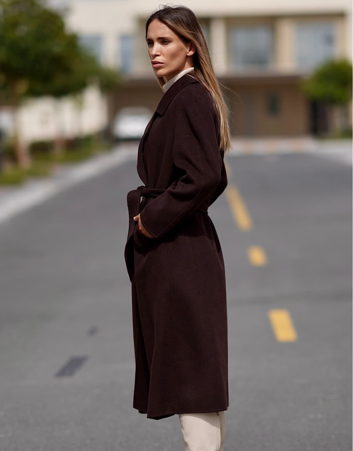 Women's Coats THEAD. Brown