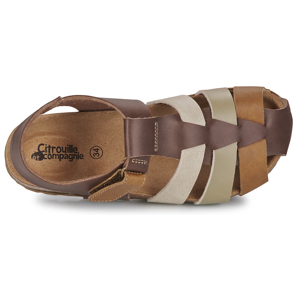 Boys' Sandals Citrouille et Compagnie Brown