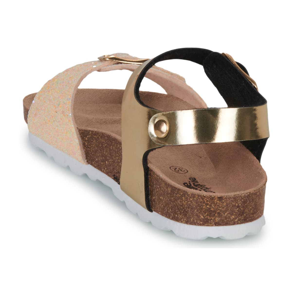 Girls' Sandals Citrouille et Compagnie Gold