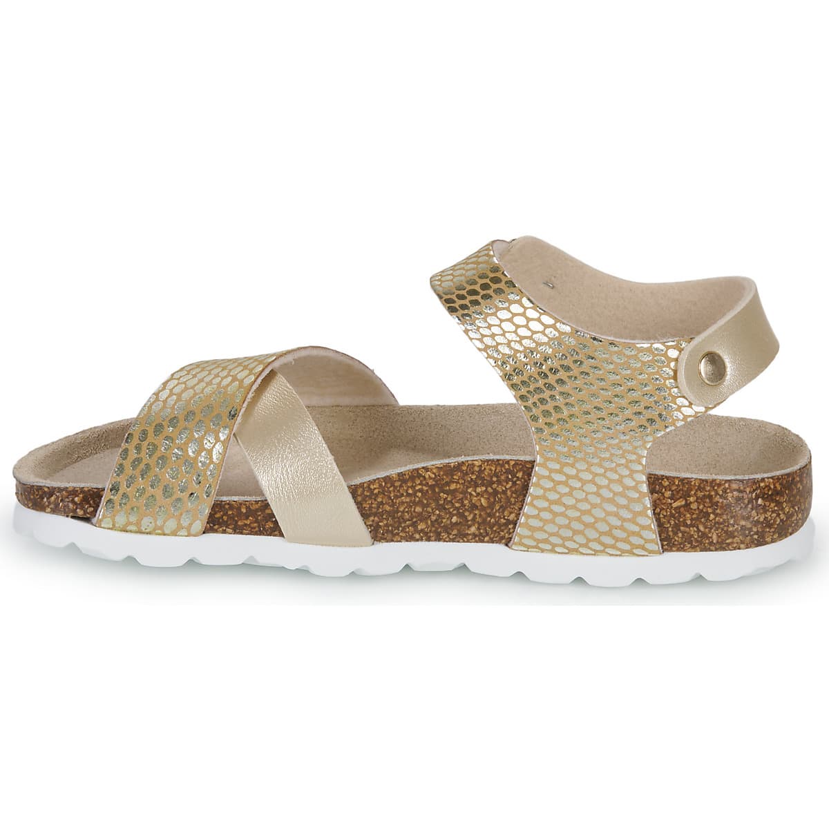 Girls' Sandals Citrouille et Compagnie Gold