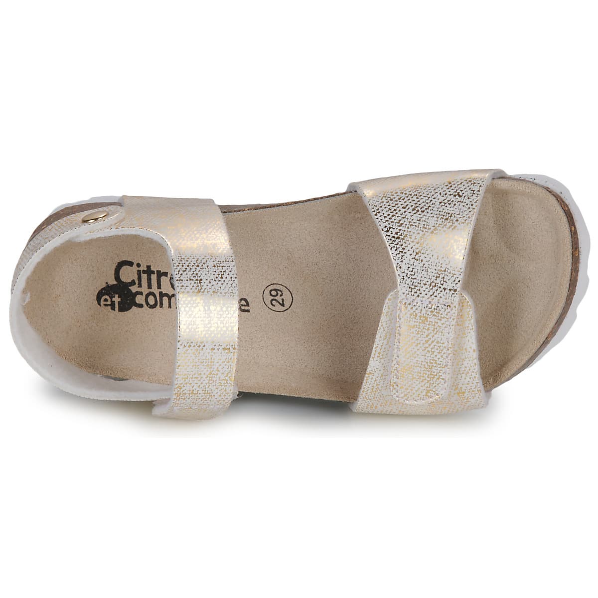 Girls' Sandals Citrouille et Compagnie Gold