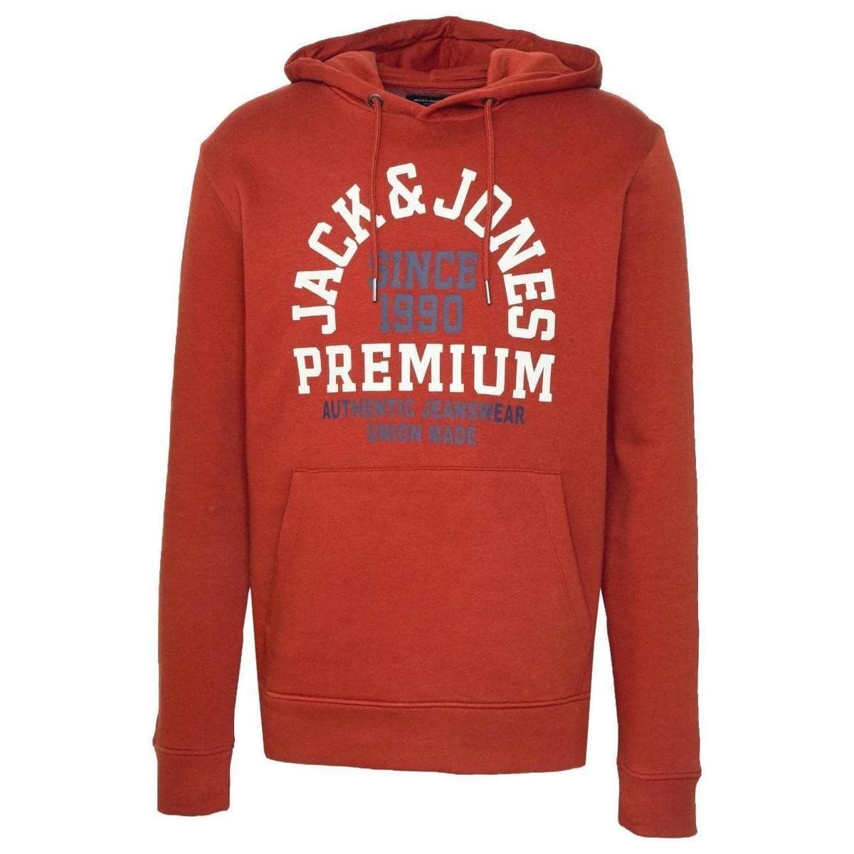 T-shirt με κουκούλα Jack & Jones 12222504 Russet