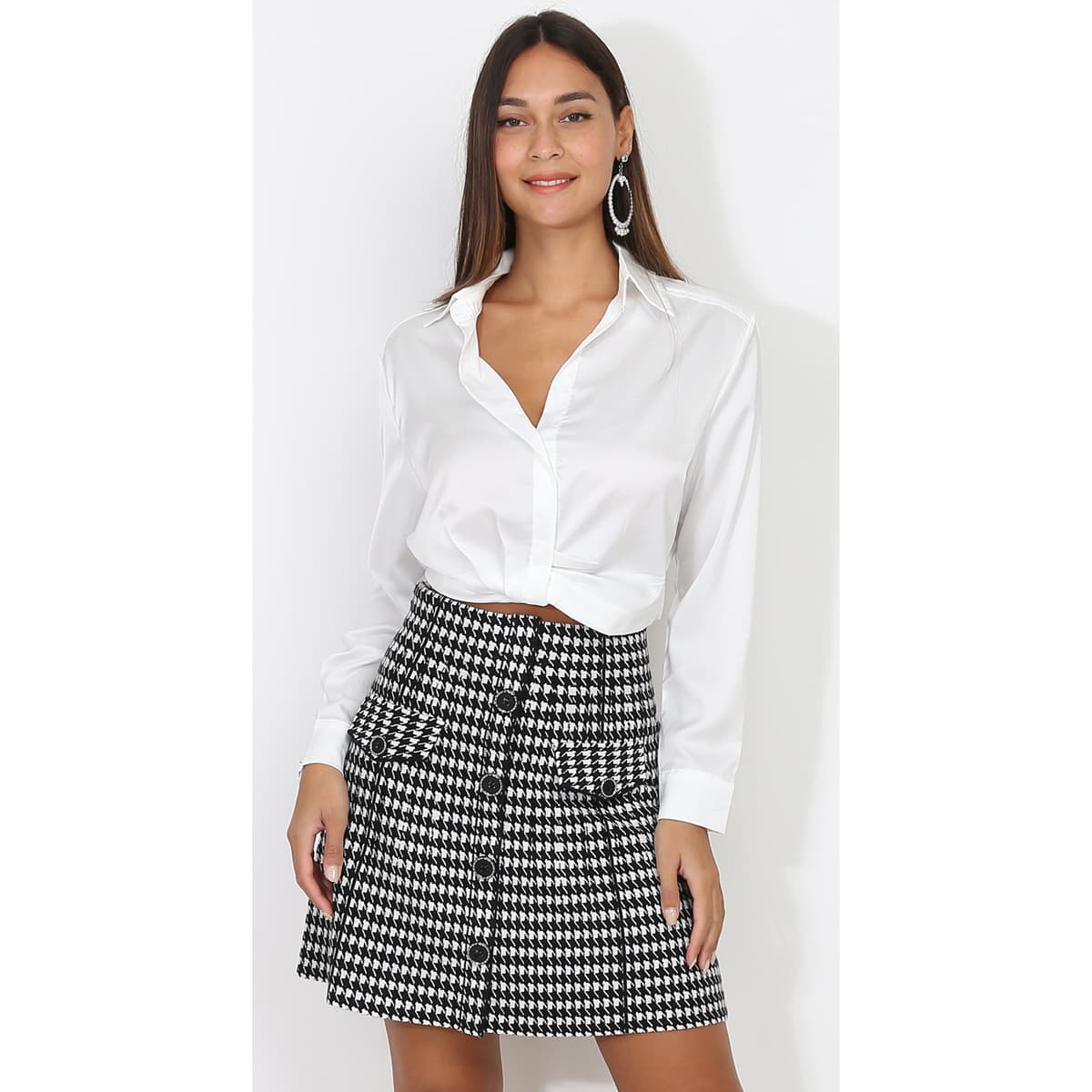 Women's Shirts La Modeuse White