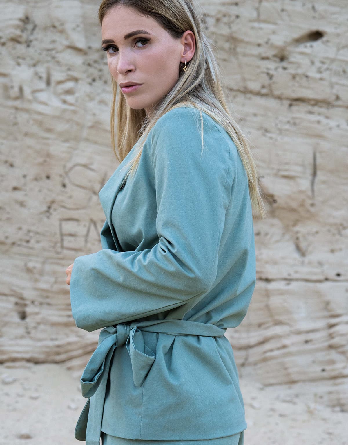 Women's Blazers THEAD. Green