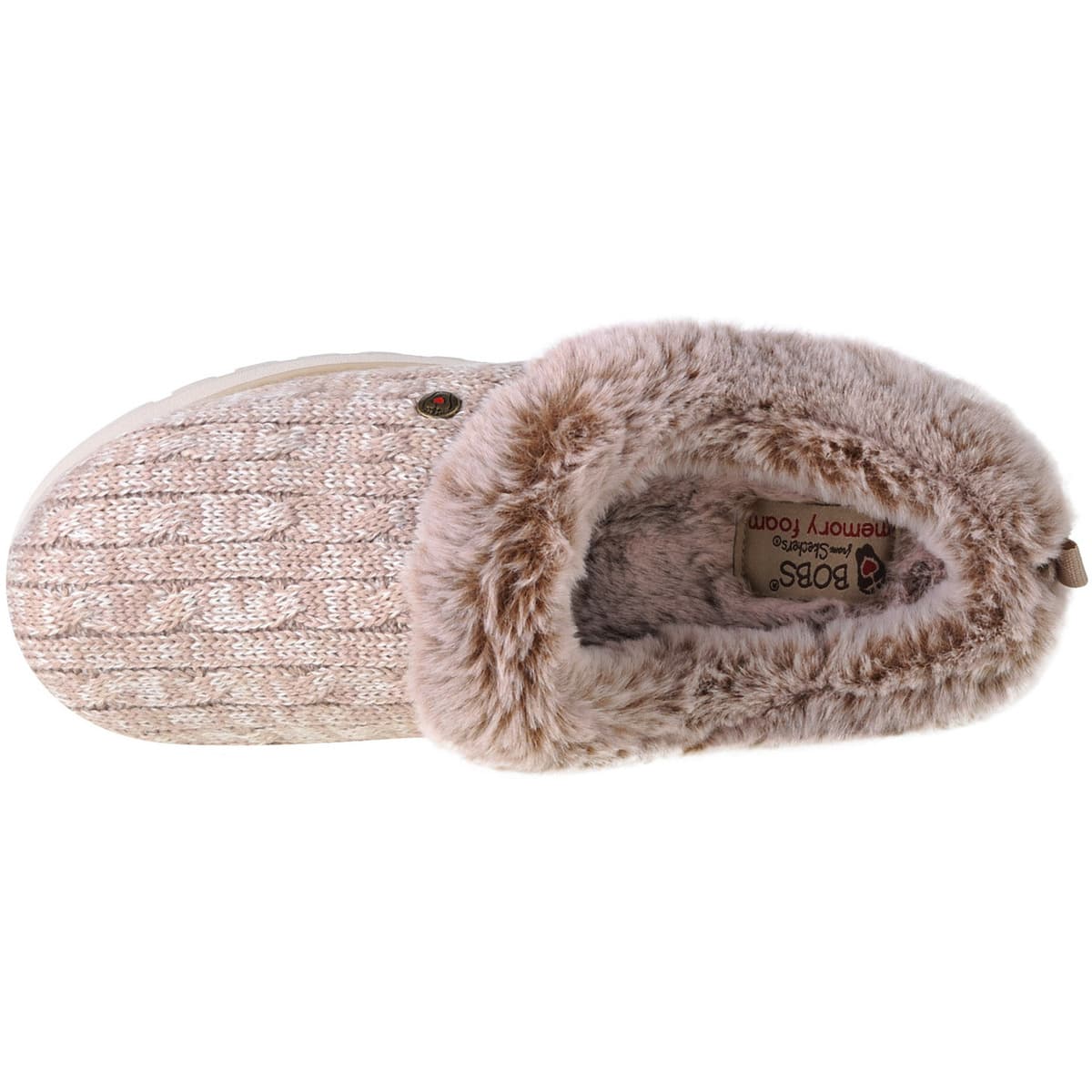 Women's House Slippers Skechers Beige