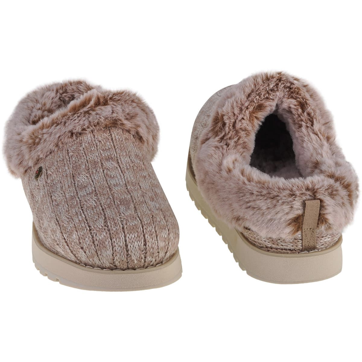 Women's House Slippers Skechers Beige