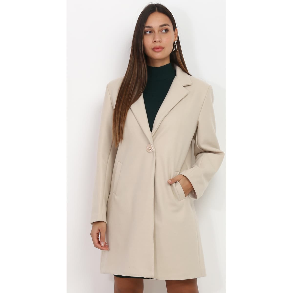 Women's Coats La Modeuse Beige