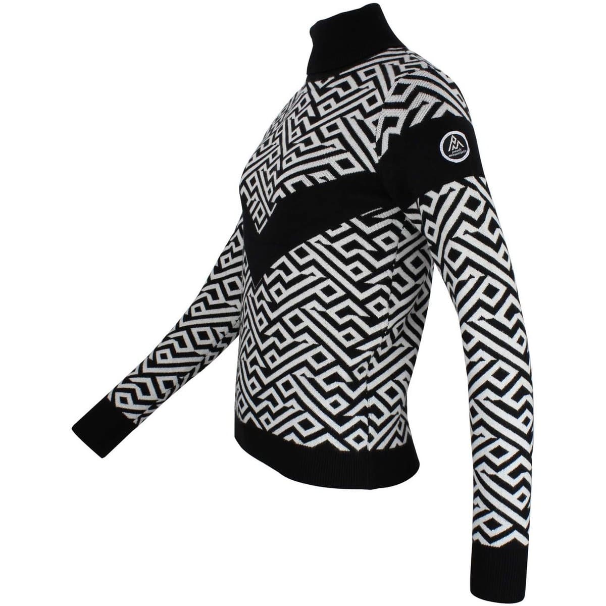 Women's Sweaters Peak Mountain Black