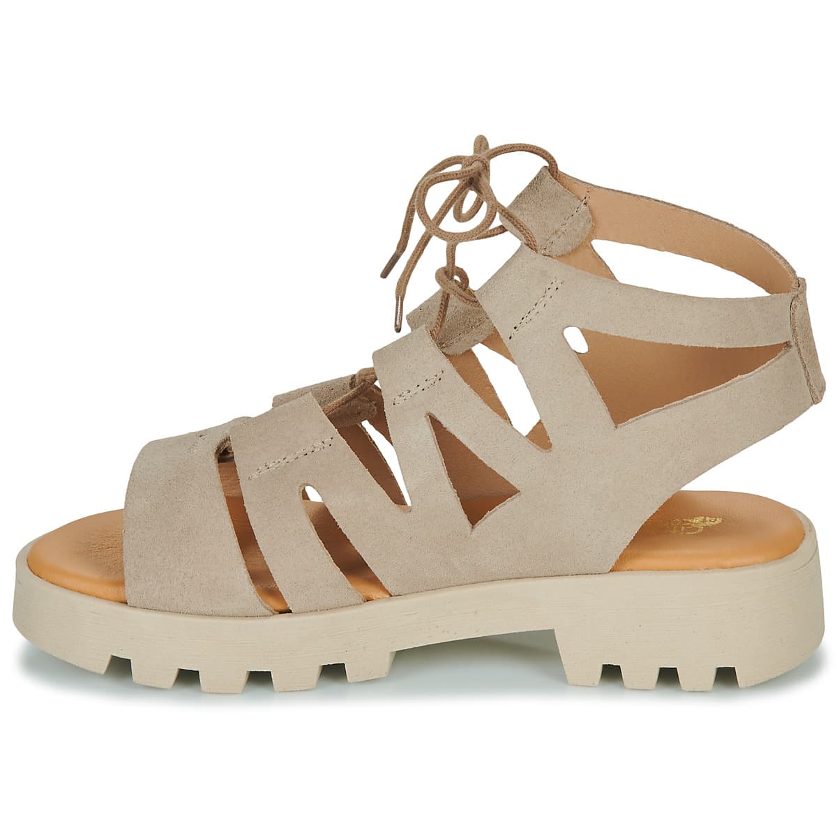 Girls' Sandals Citrouille et Compagnie Brown
