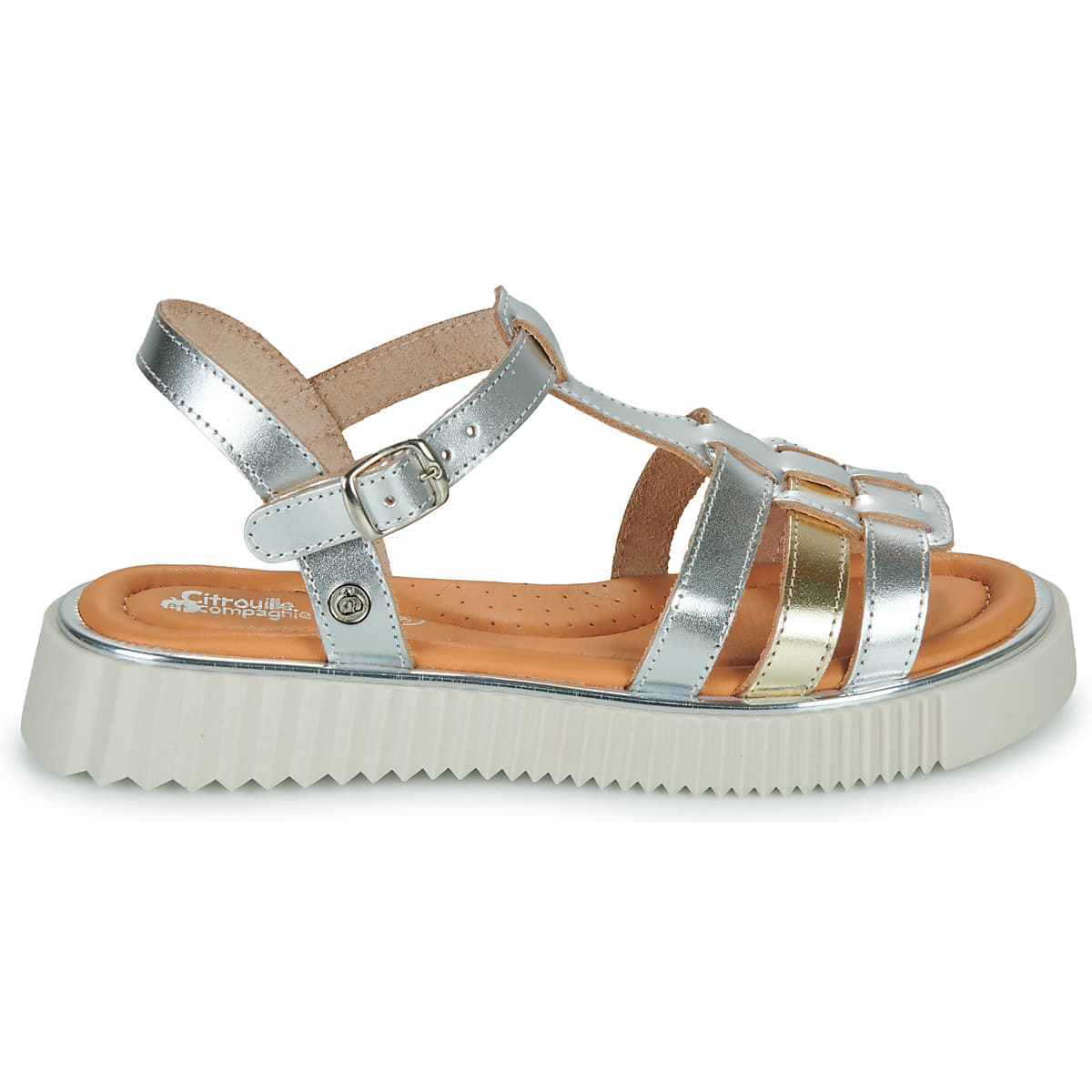 Girls' Sandals Citrouille et Compagnie Silver
