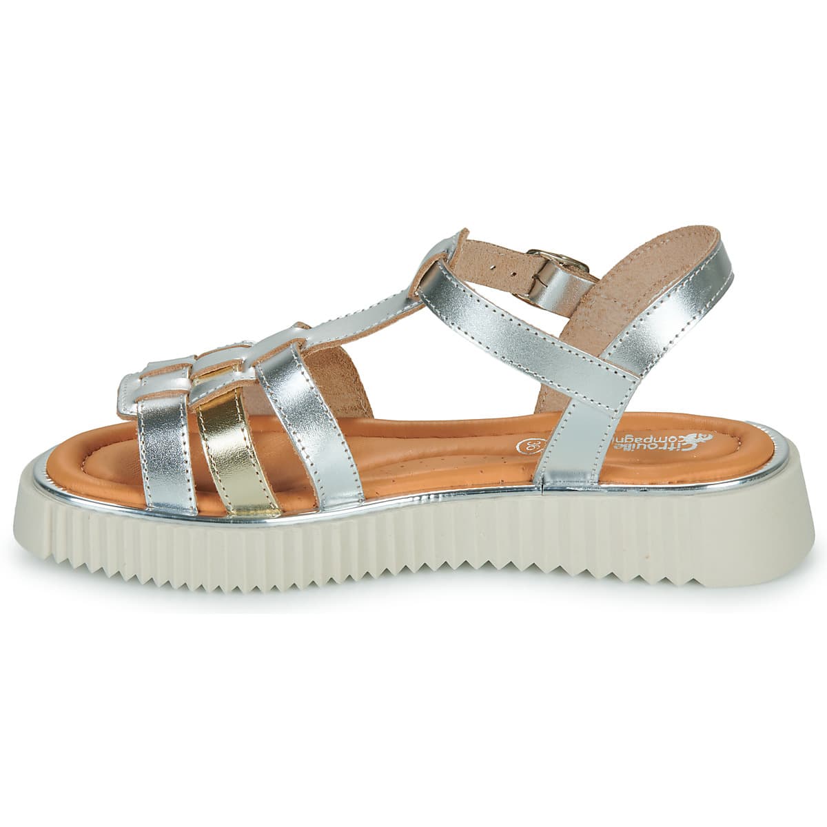Girls' Sandals Citrouille et Compagnie Silver