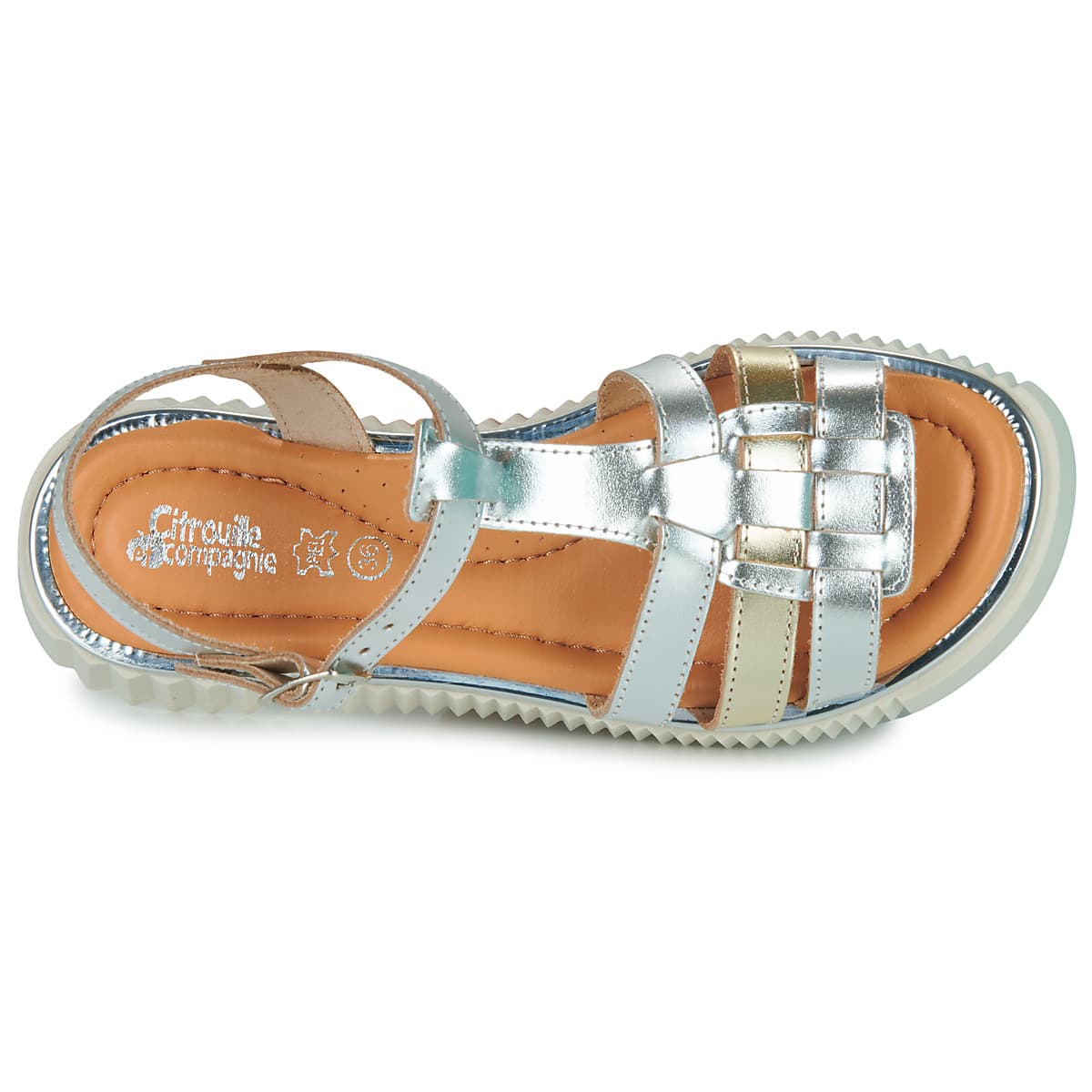 Girls' Sandals Citrouille et Compagnie Silver