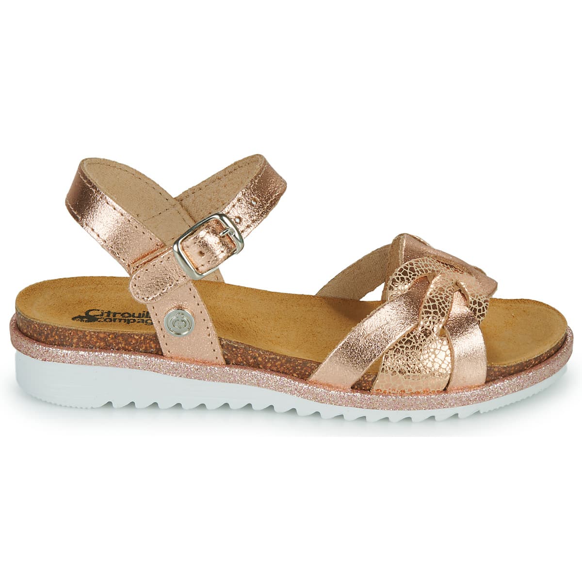 Girls' Sandals Citrouille et Compagnie Brown
