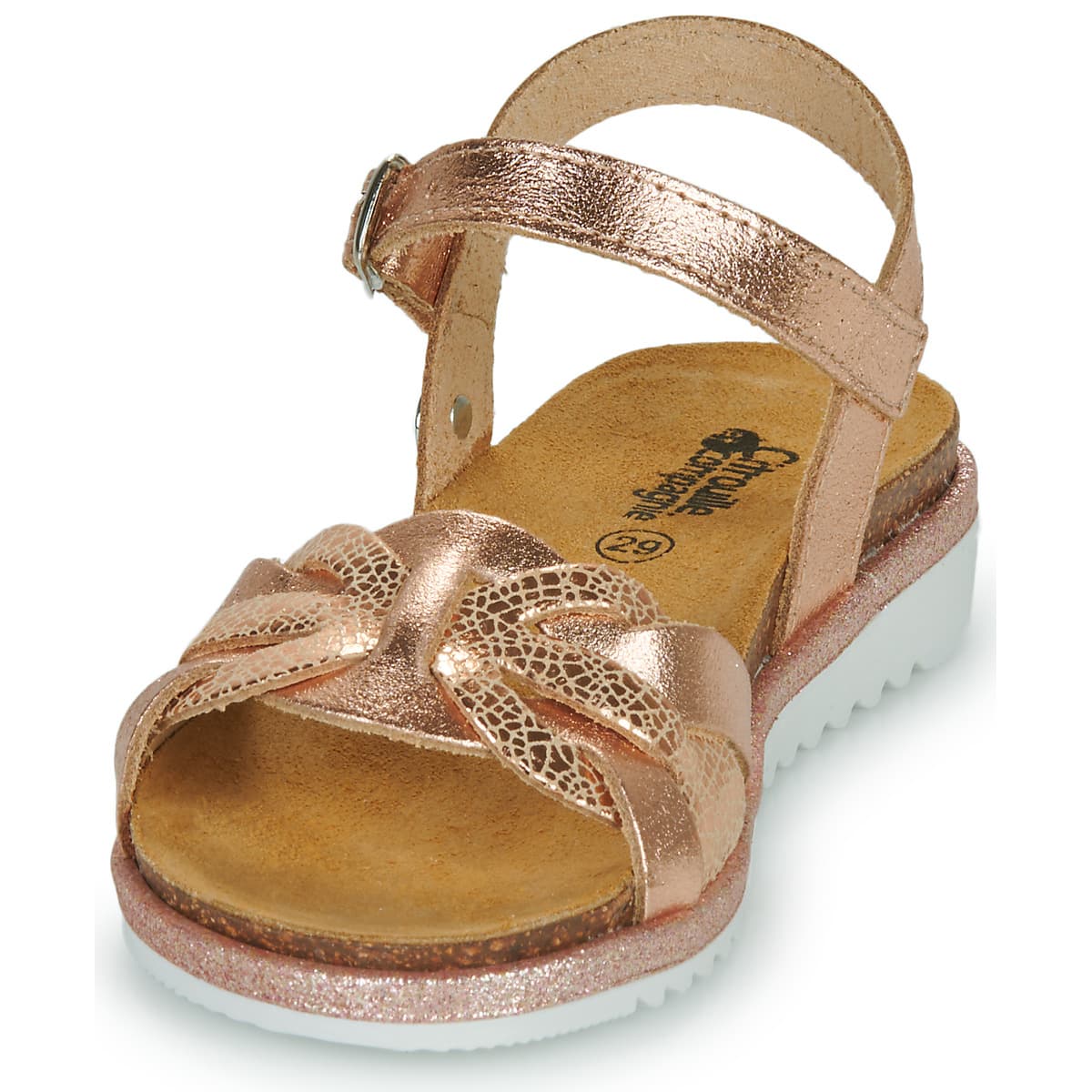 Girls' Sandals Citrouille et Compagnie Brown