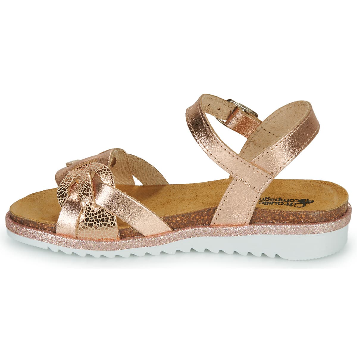 Girls' Sandals Citrouille et Compagnie Brown