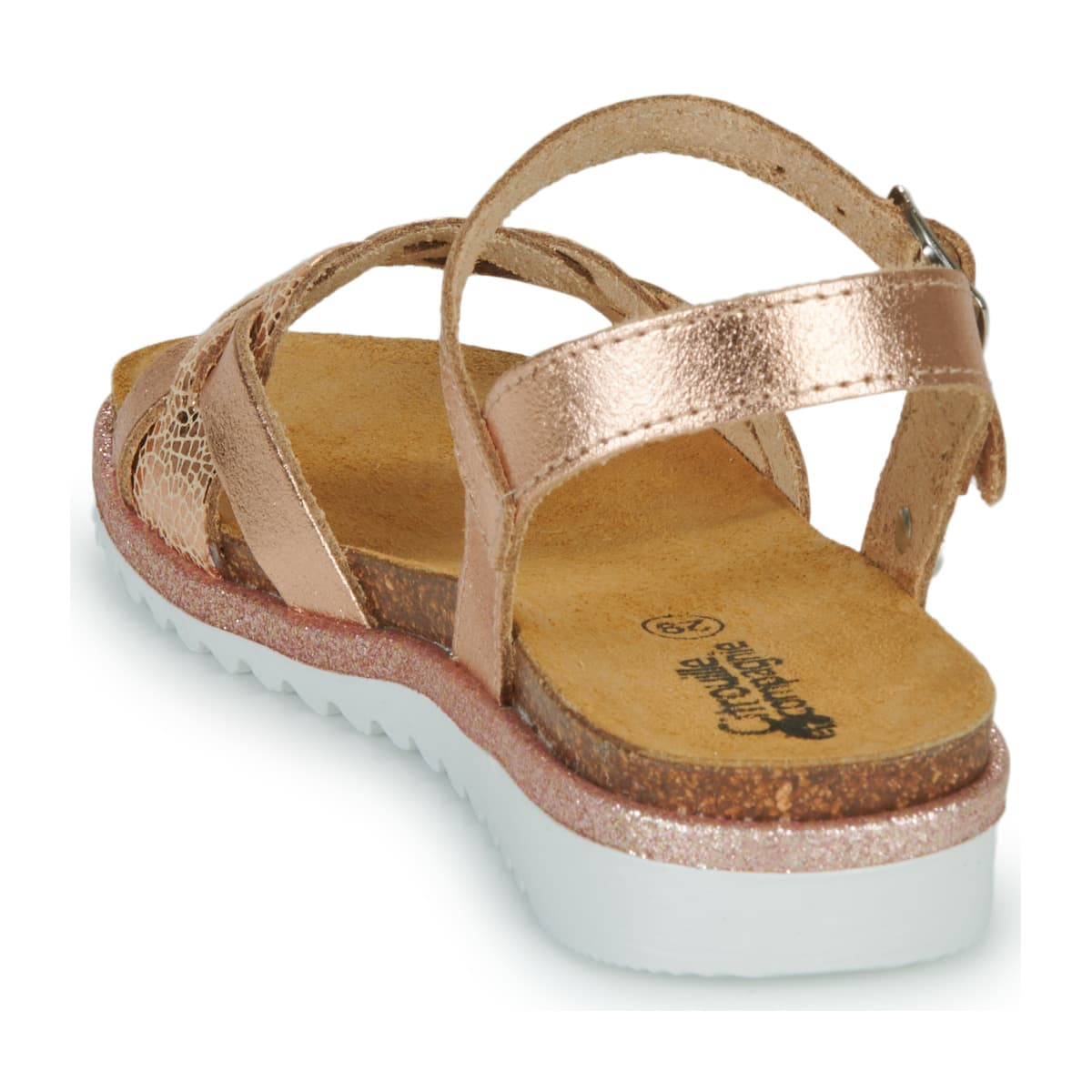 Girls' Sandals Citrouille et Compagnie Brown