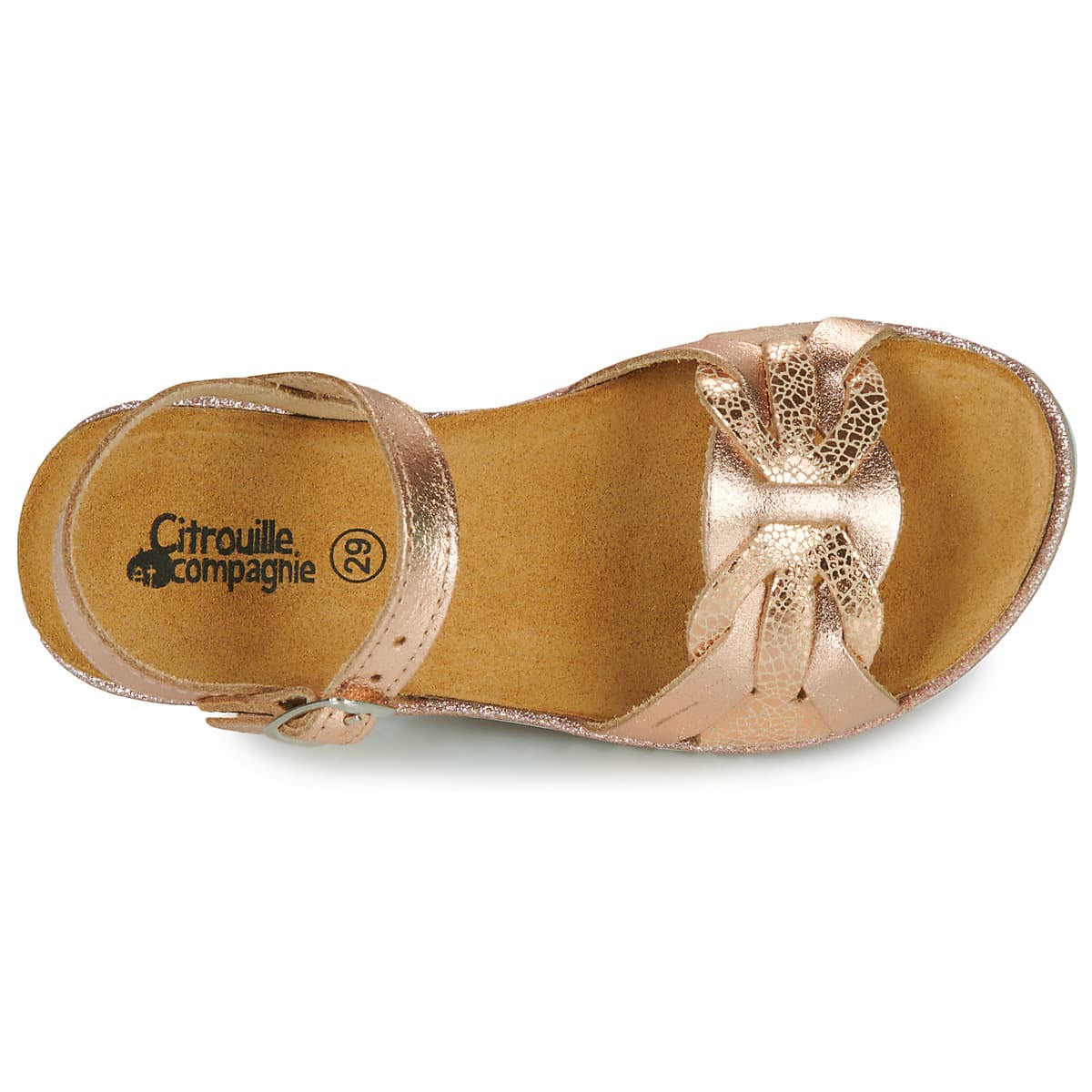 Girls' Sandals Citrouille et Compagnie Brown