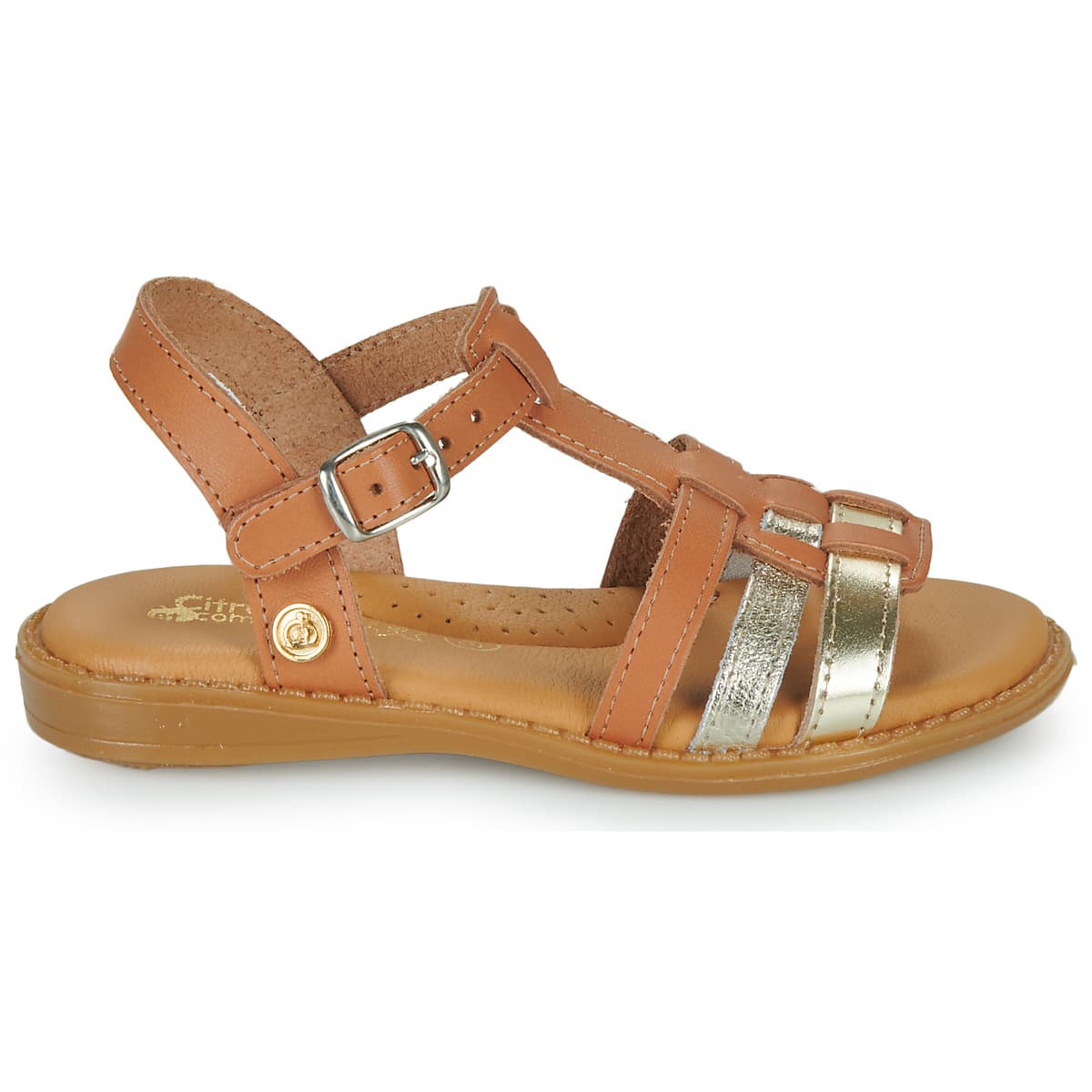 Girls' Sandals Citrouille et Compagnie Brown