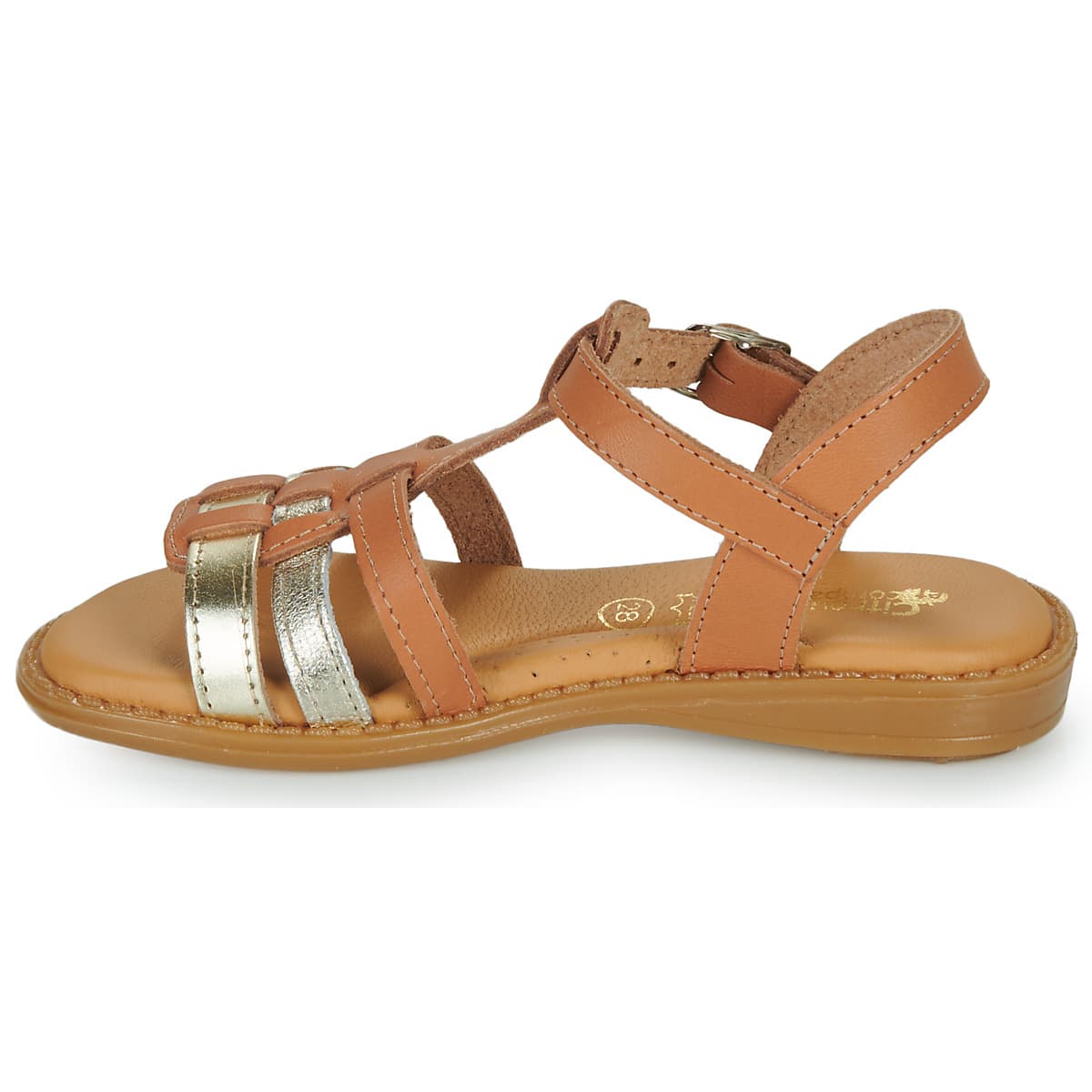 Girls' Sandals Citrouille et Compagnie Brown