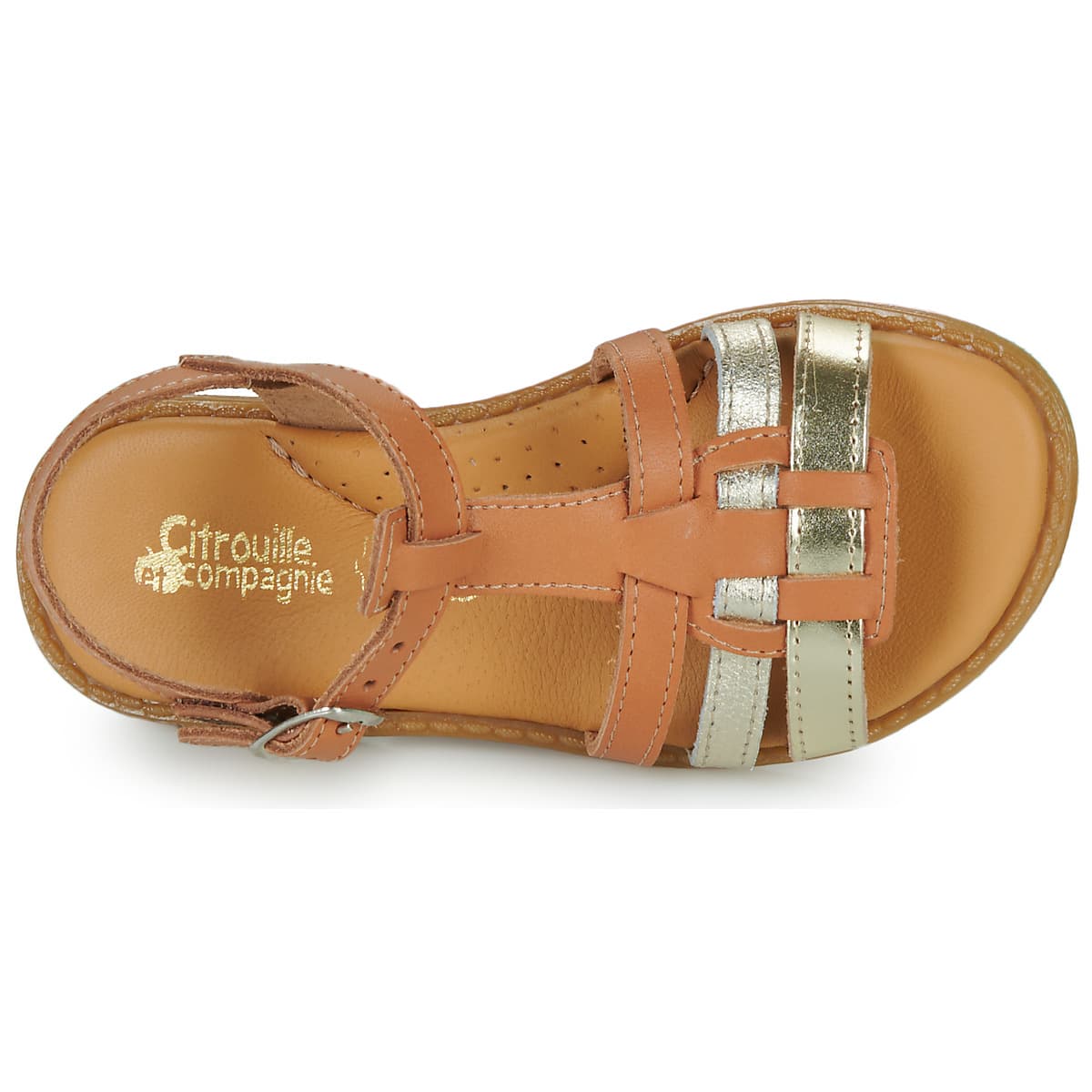 Girls' Sandals Citrouille et Compagnie Brown