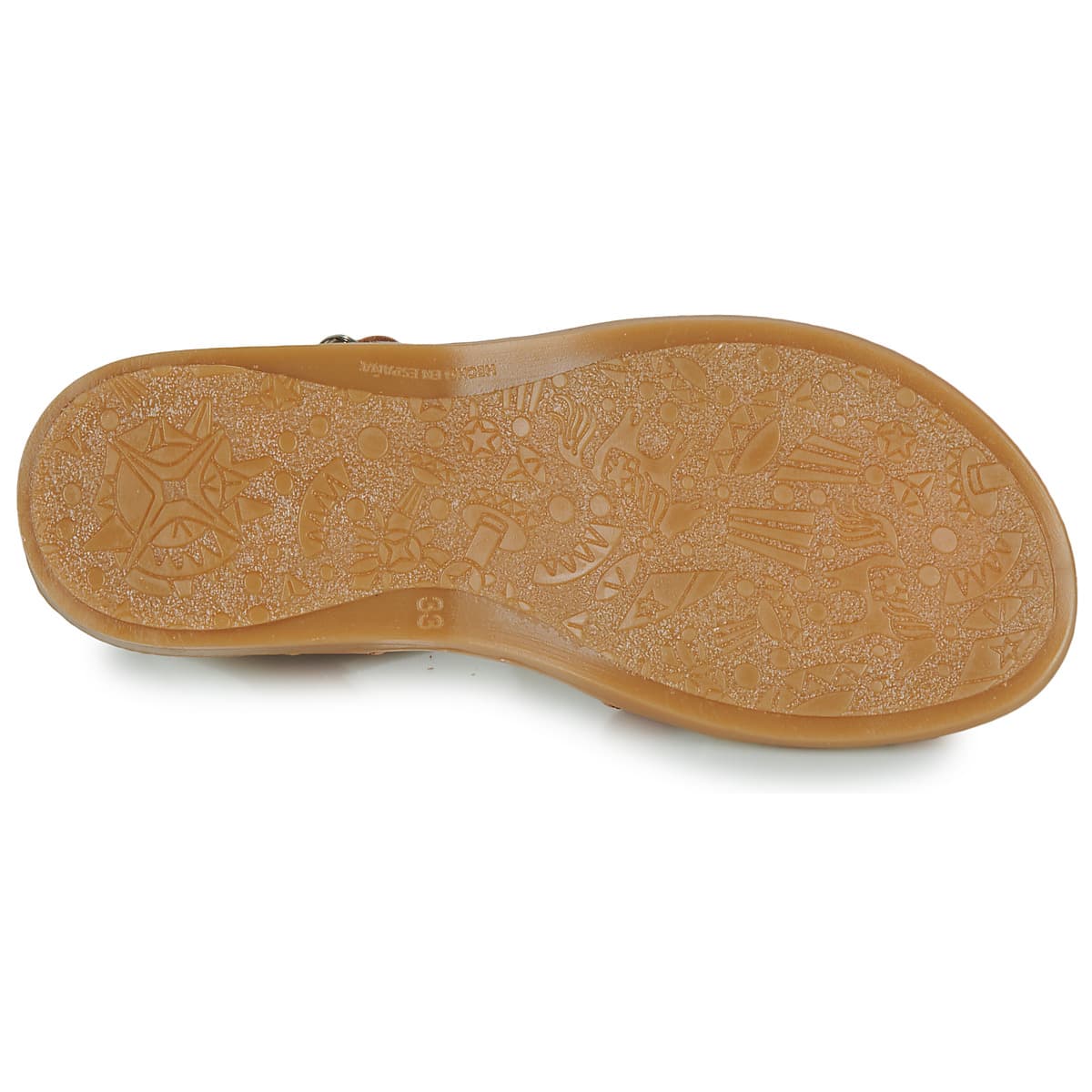 Girls' Sandals Citrouille et Compagnie Brown