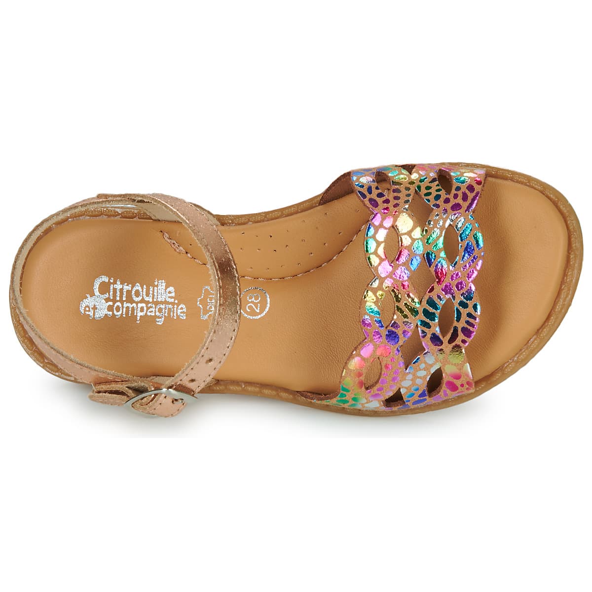 Girls' Sandals Citrouille et Compagnie Multicolor