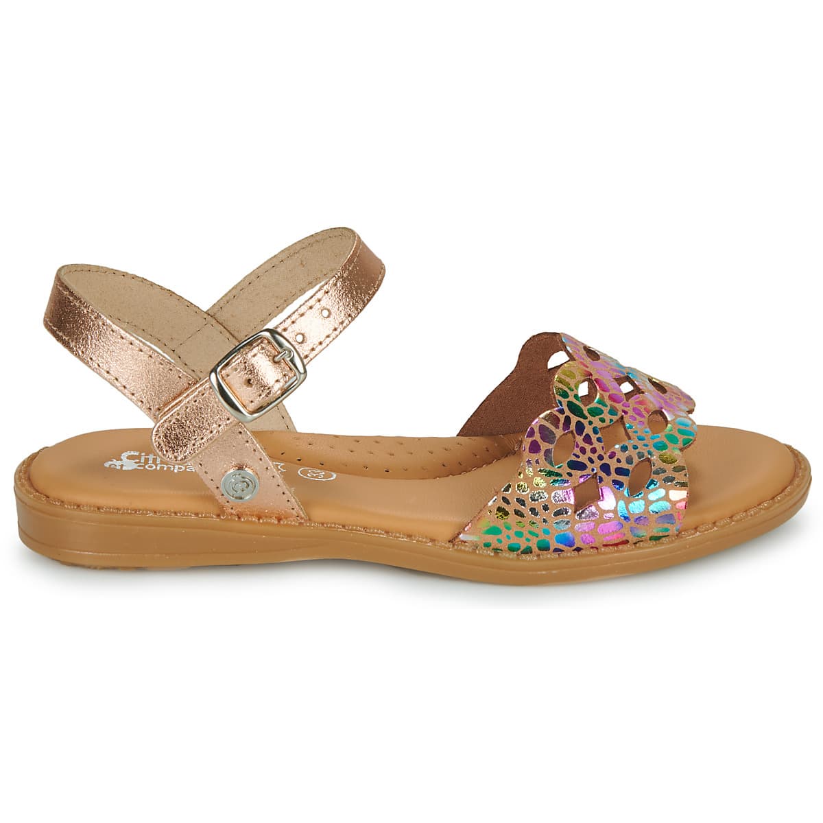 Girls' Sandals Citrouille et Compagnie Multicolor