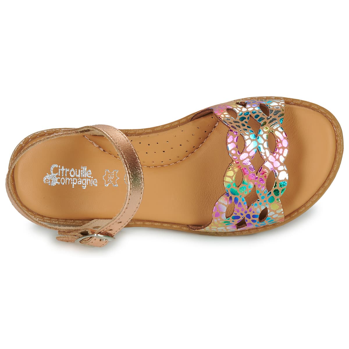 Girls' Sandals Citrouille et Compagnie Multicolor