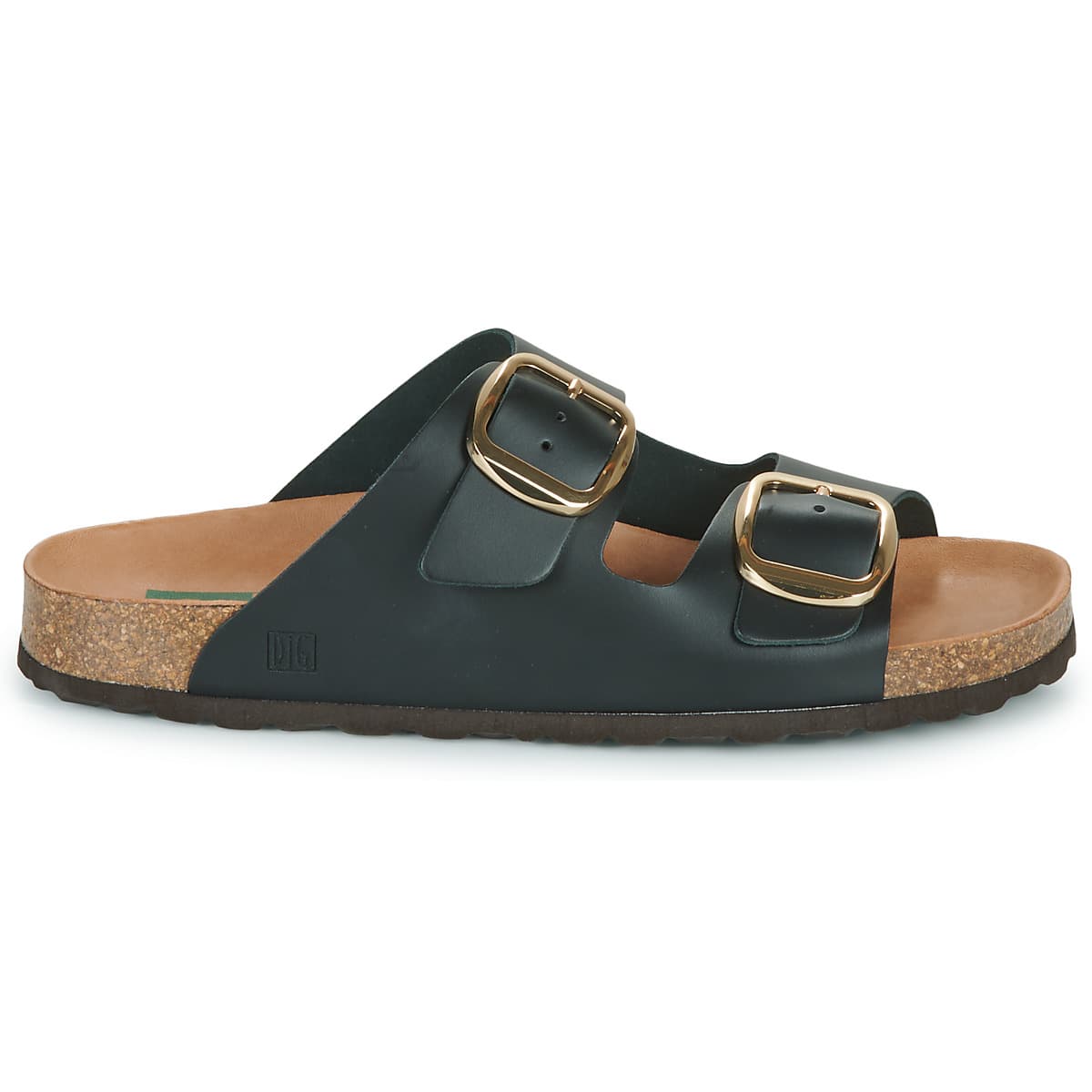 Women's Mules Dream in Green Black