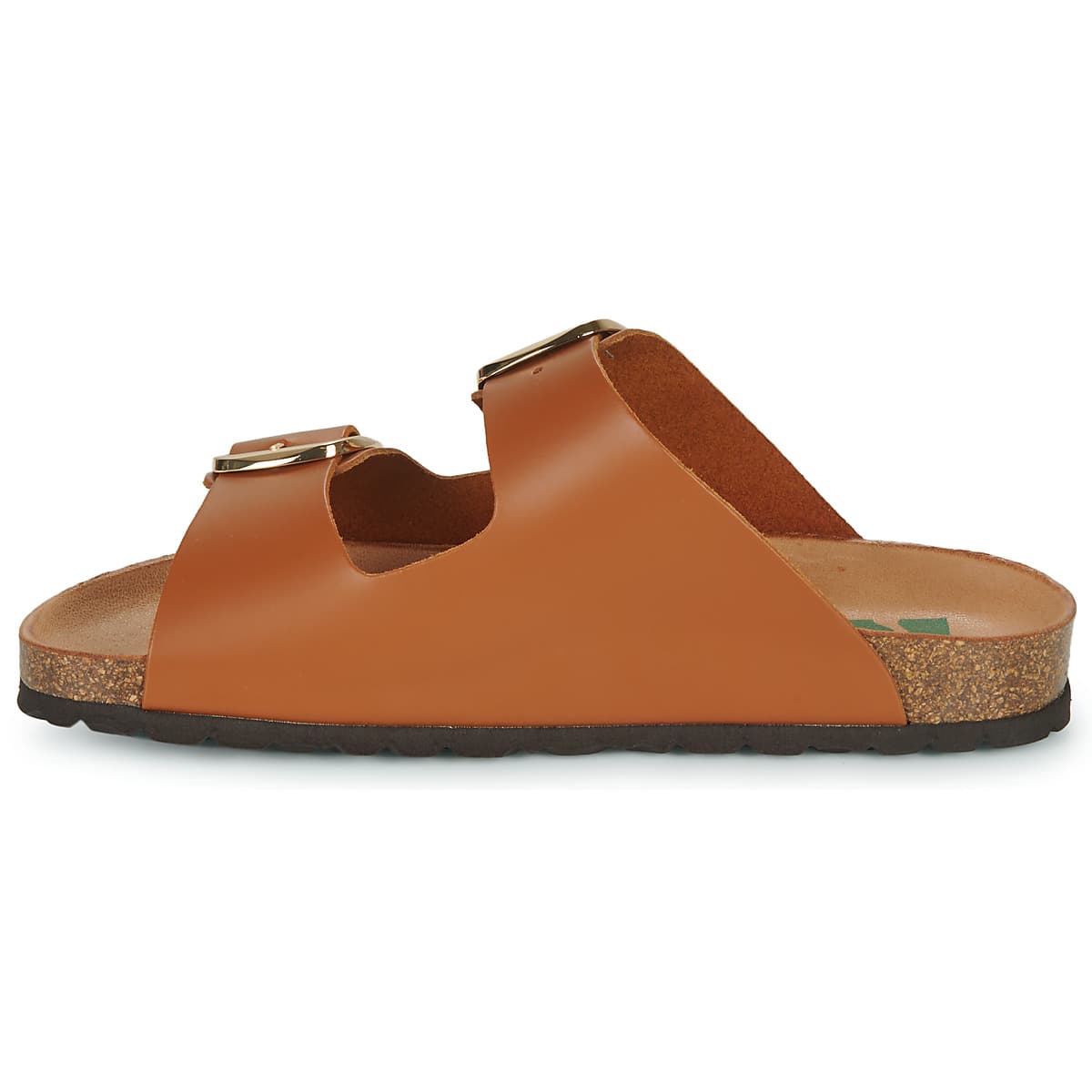 Women's Mules Dream in Green Brown