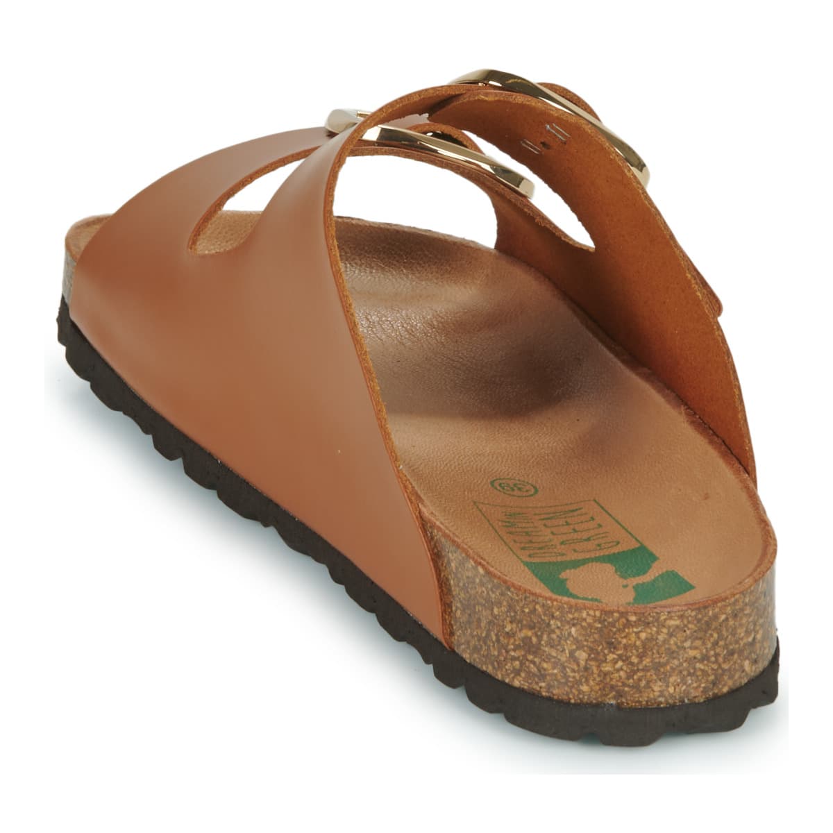 Women's Mules Dream in Green Brown
