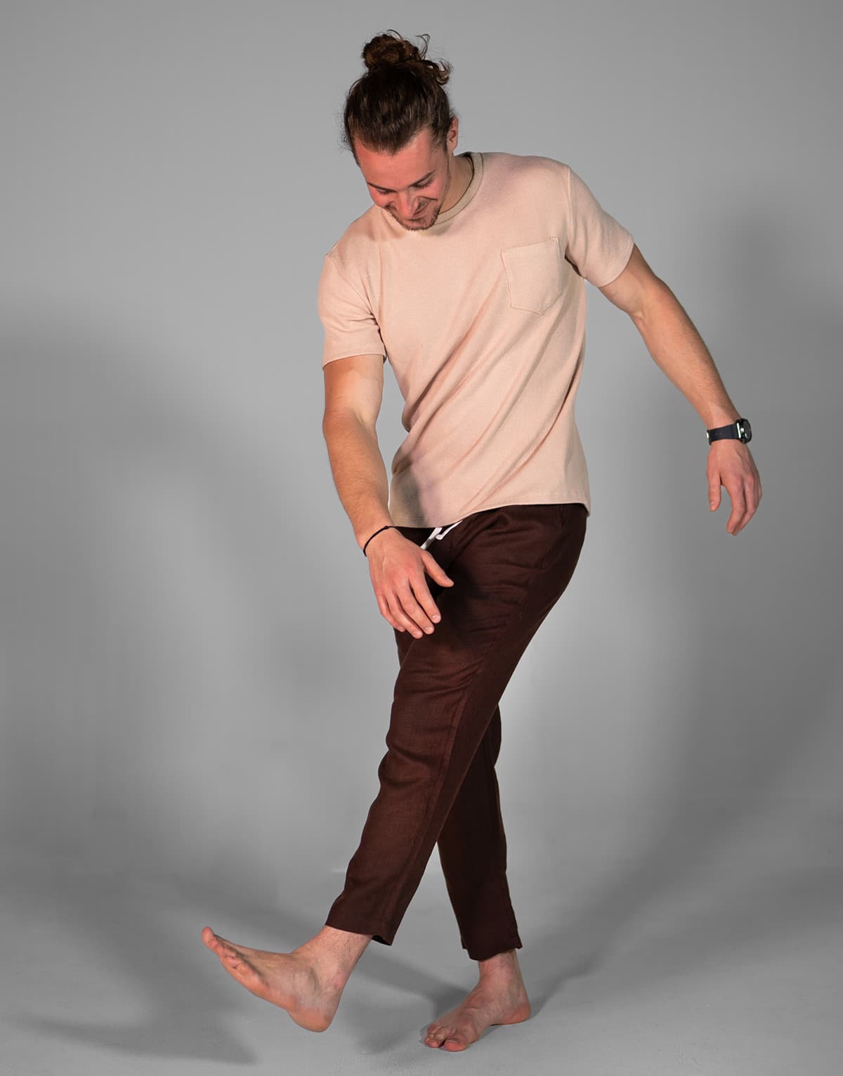 Men's T-Shirts THEAD. Beige