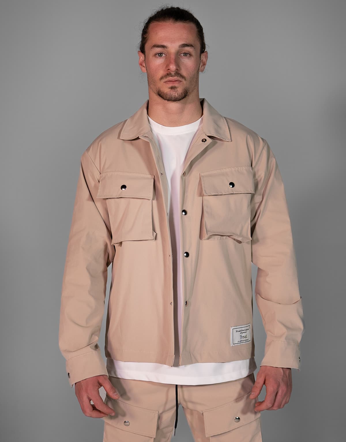 Men's Blazers THEAD. Beige