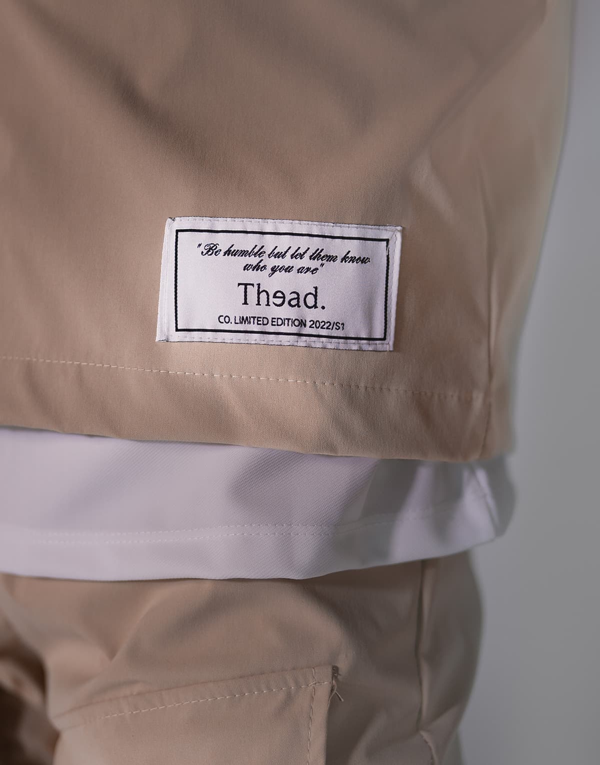 Men's Blazers THEAD. Beige