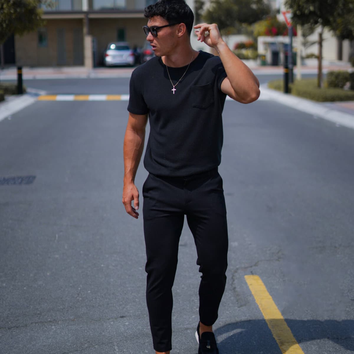 Men's Pants THEAD. Black