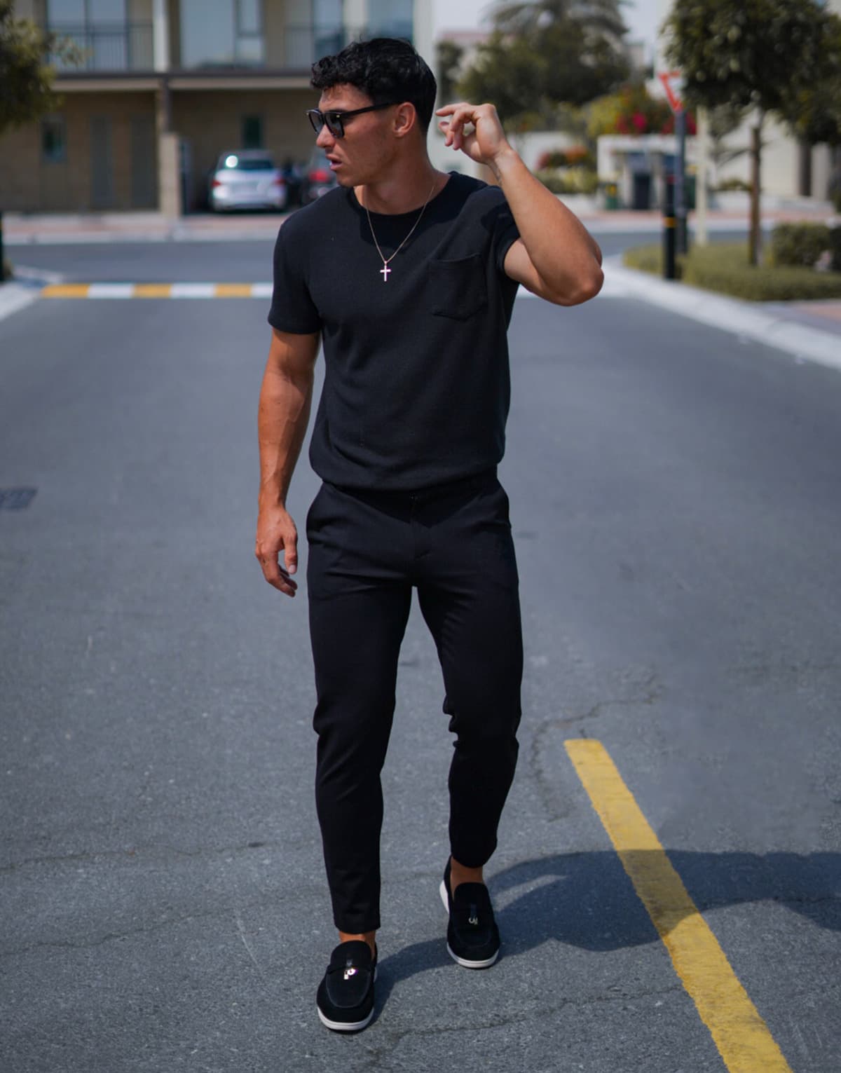 Men's Pants THEAD. Black