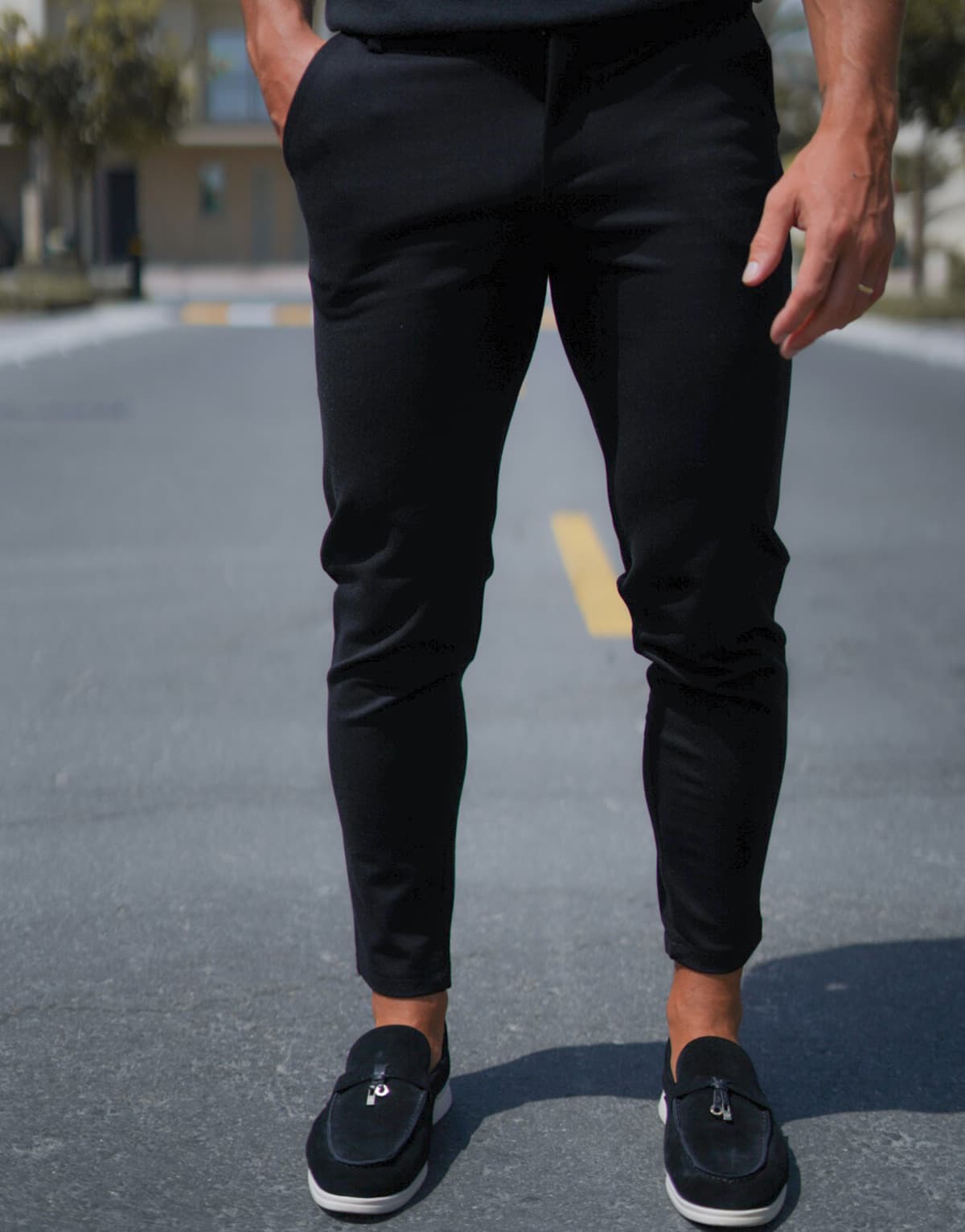 Men's Pants THEAD. Black